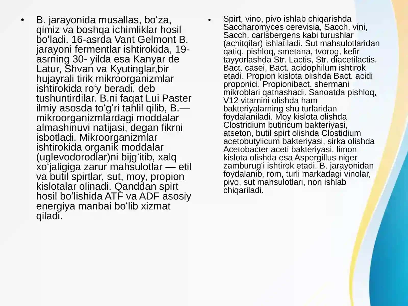 Bijg'ish mahsulotlari ishlab chiqarish 3