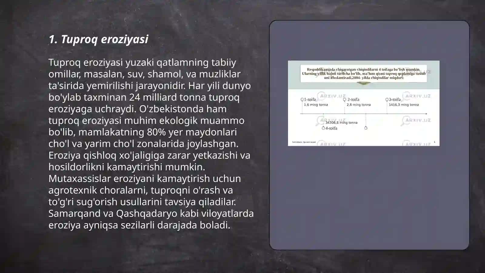Tuproq va suvning ifloslanishi 3