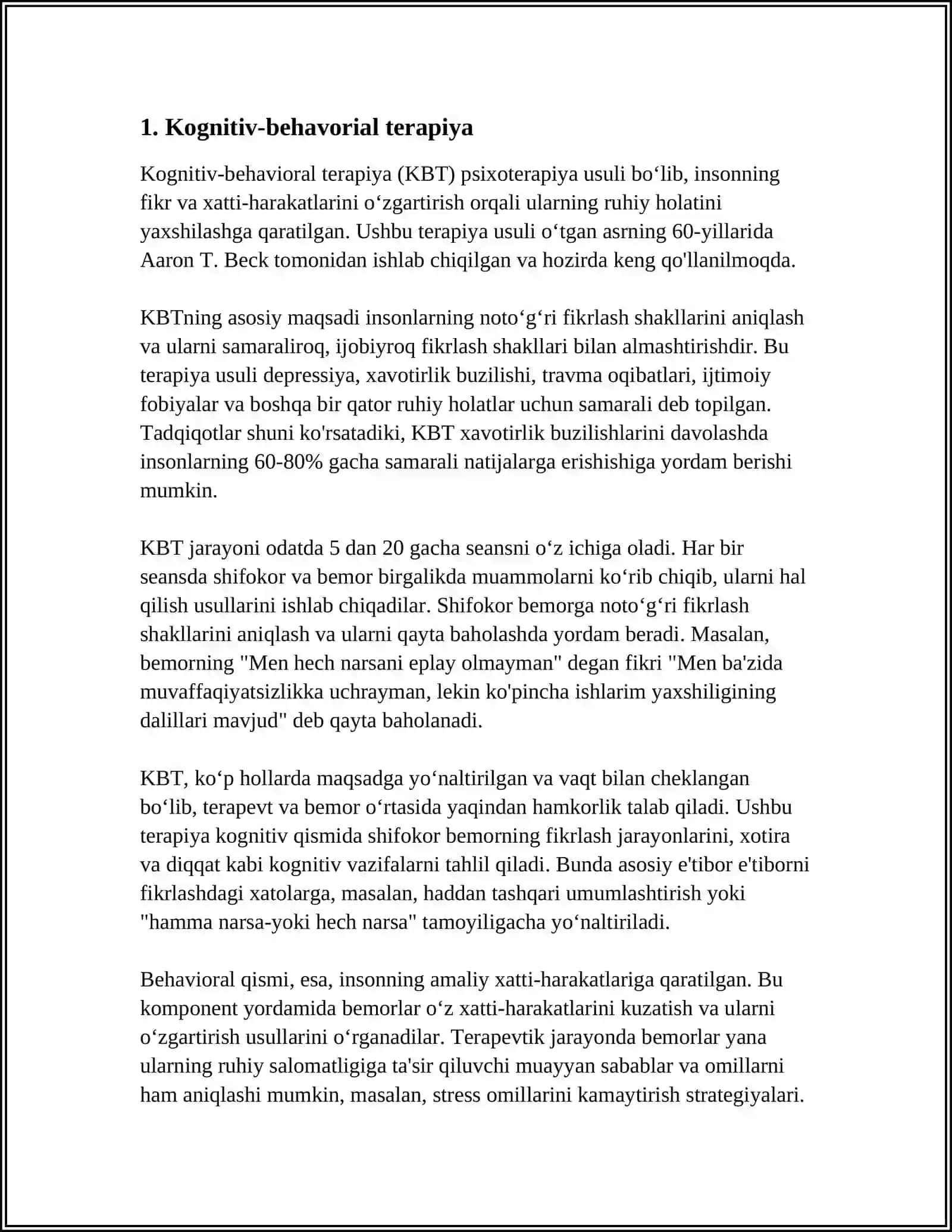PSIXOLOGIK TRENINGLARDA QO‘LLANILADIGAN METODLAR 3
