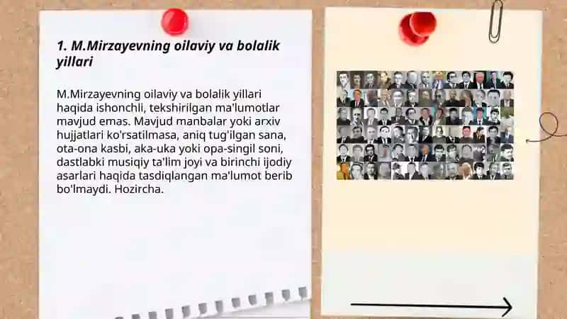 M.Mirzayevning hayoti va ijodi 3