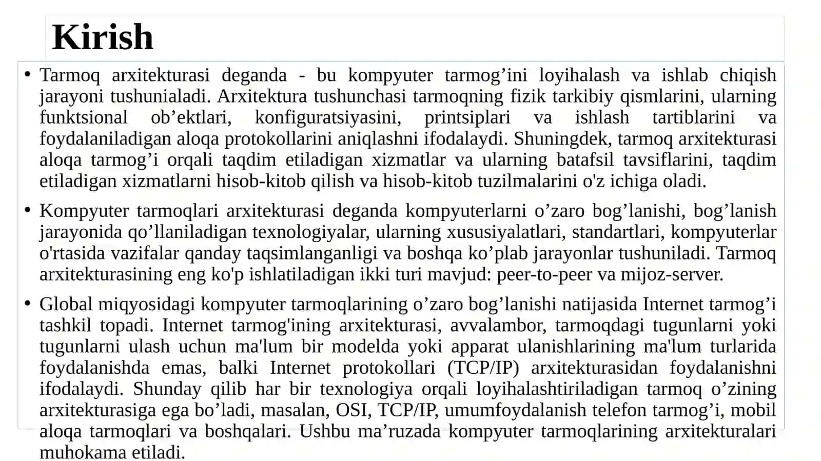 Kompyutertarmoqlari 3