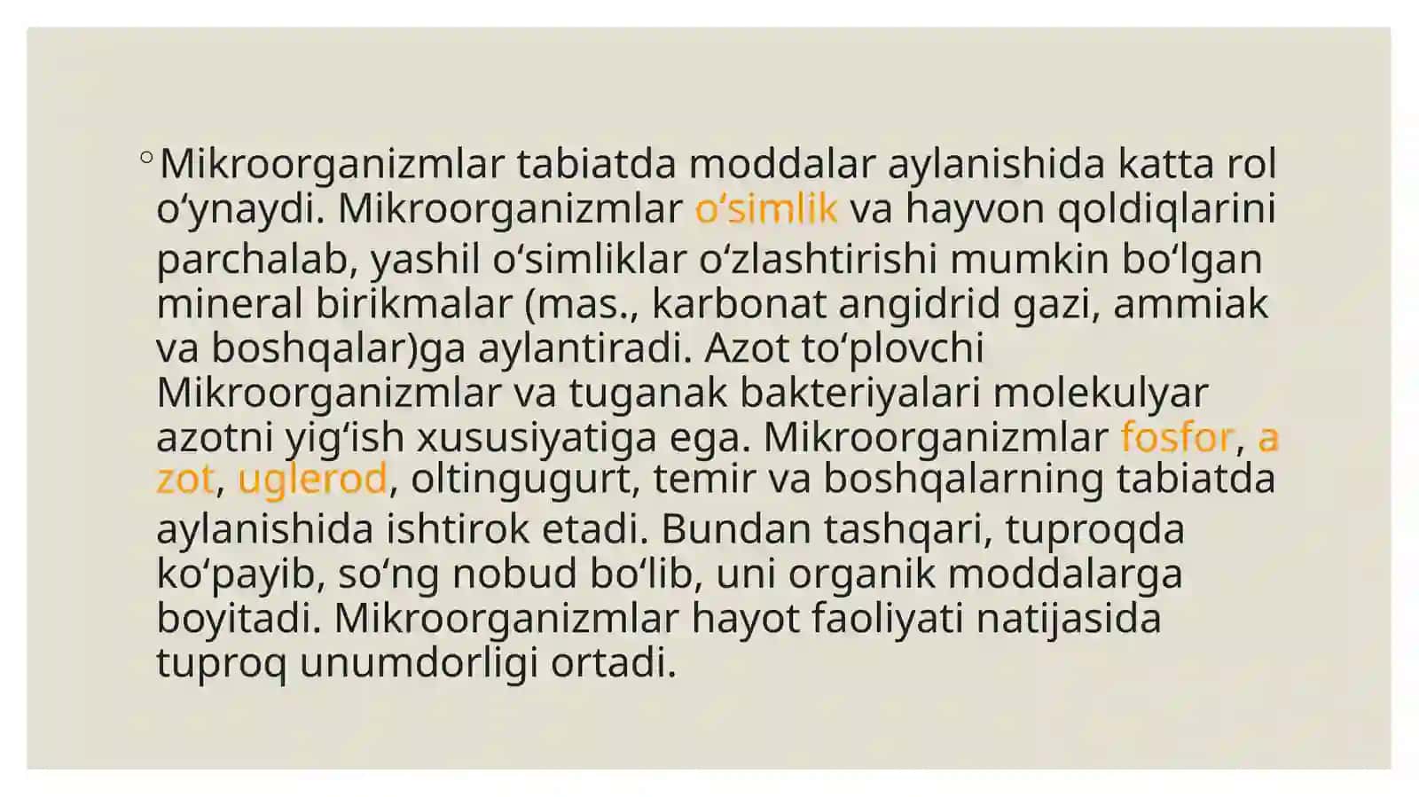 Mikroorganizmlar yordamida biomassadan energiya ishlab chiqarish 3
