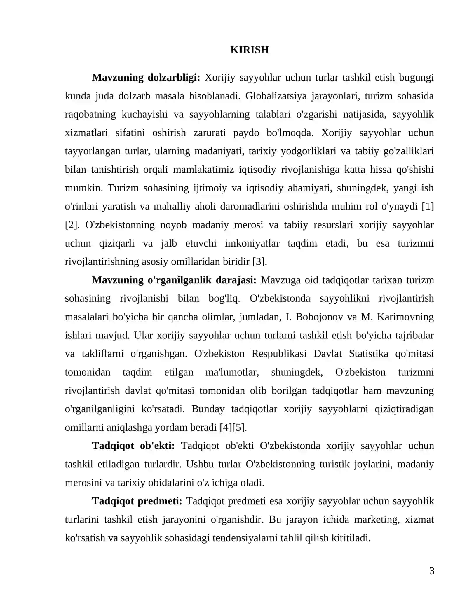 Turoperating fanidan kurs ishi 3