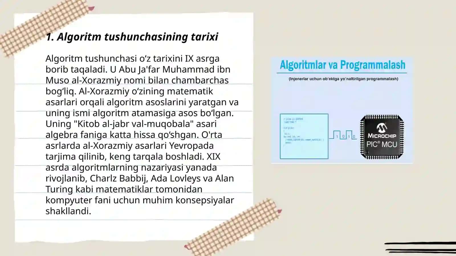 Algoritmlar nazariyasini tarixini oʻrganish 3