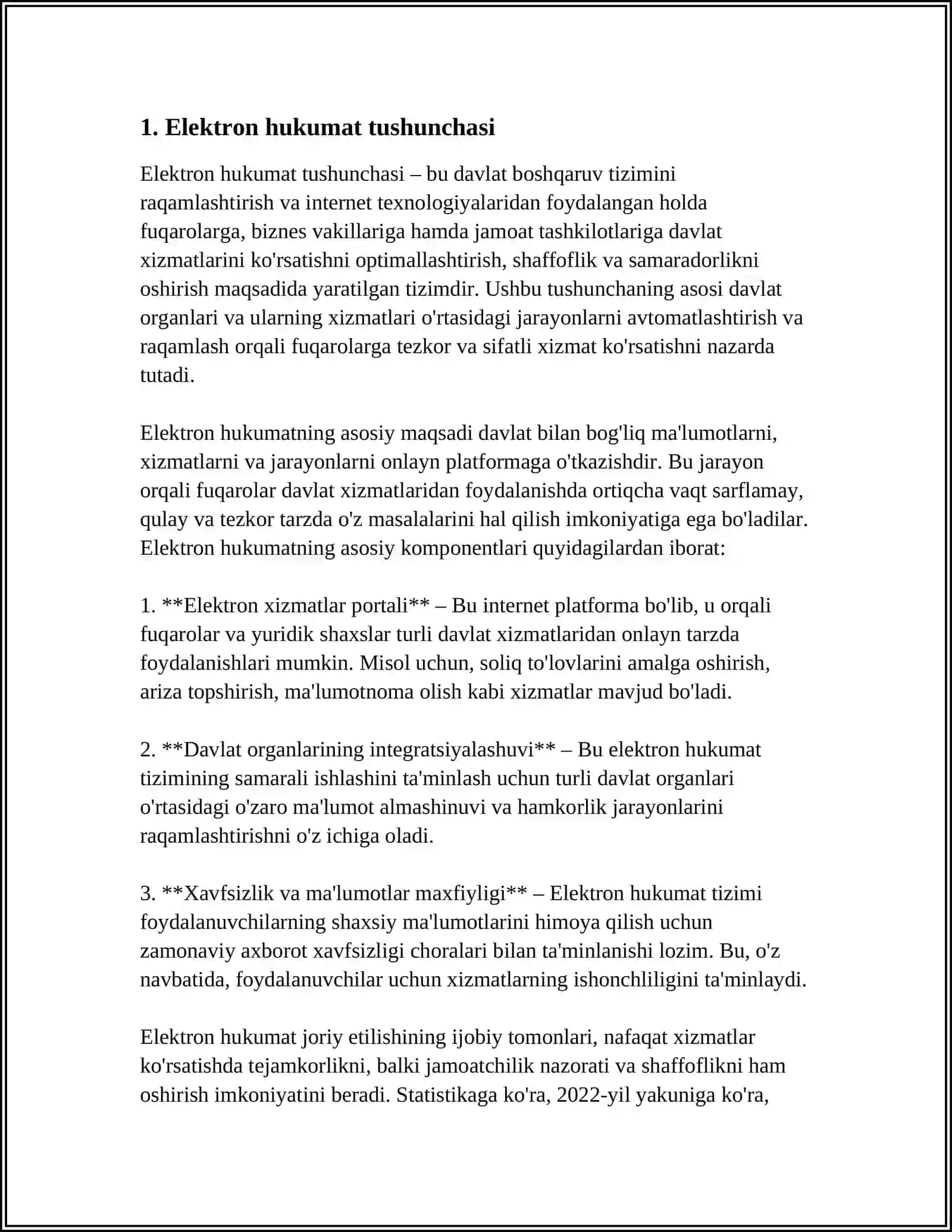 ELEKTRON HUKUMAT TUSHUNCHASI VA VAZIFALARI 3