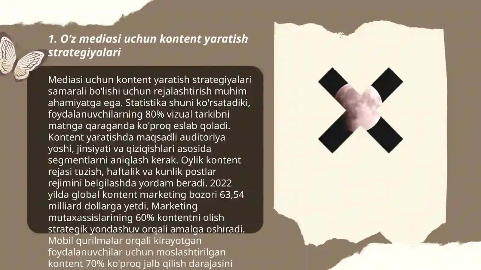 Oʻz mediasi uchun kontent yaratish strategiyalari 3