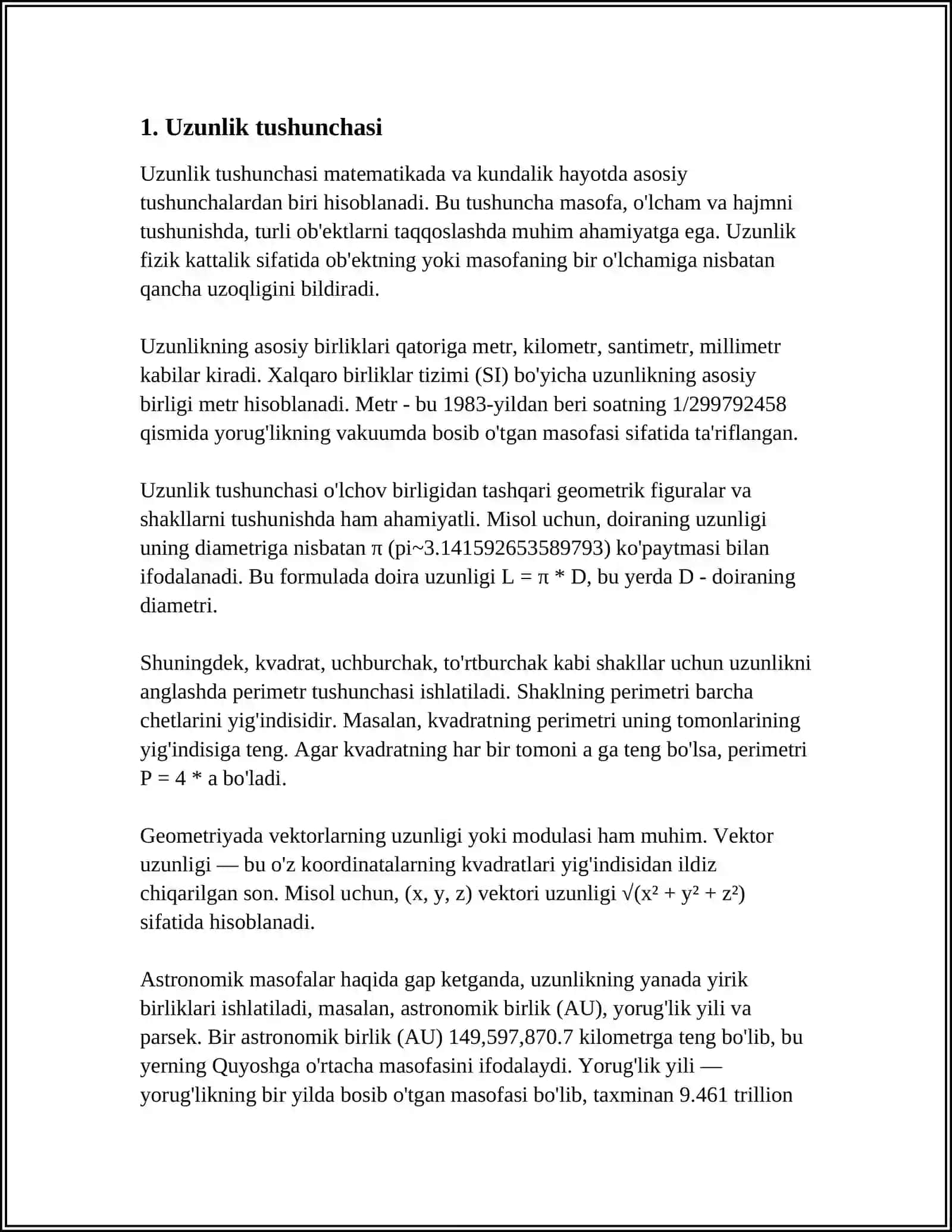 BOSHLANGʻICH SINFLARDA UZUNLIK OʻLCHOV BIRLIKLARINI OʻRGATISH 3