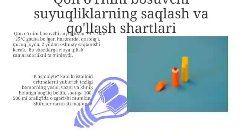 Qon o'rnini bosuvchi suyuqliklar 3