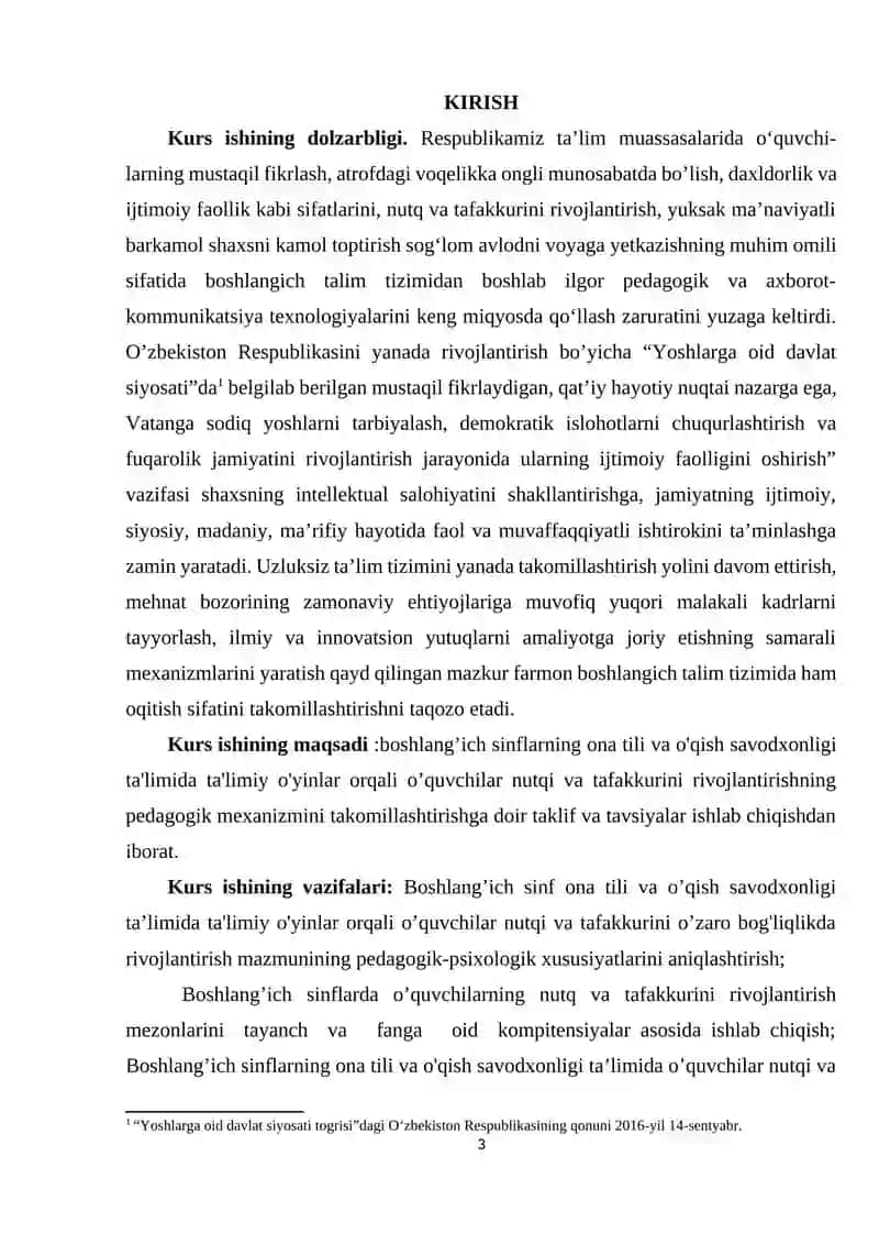 TA’LIMIY O‘YINLARDAN FOYDALANISH METODIKASI 3