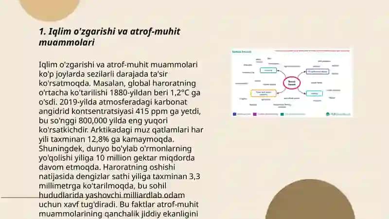 Iqlim o'zgarishi va atrof-muhit muammolari 3