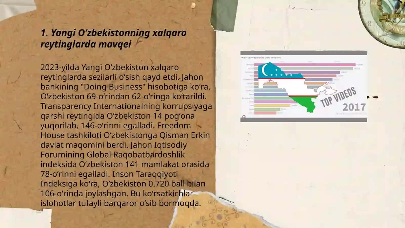 Yangi Oʻzbekiston ijtimoiy-siyosiy, iqtisodiy va madaniy hayotida oʻzgarishlar 3