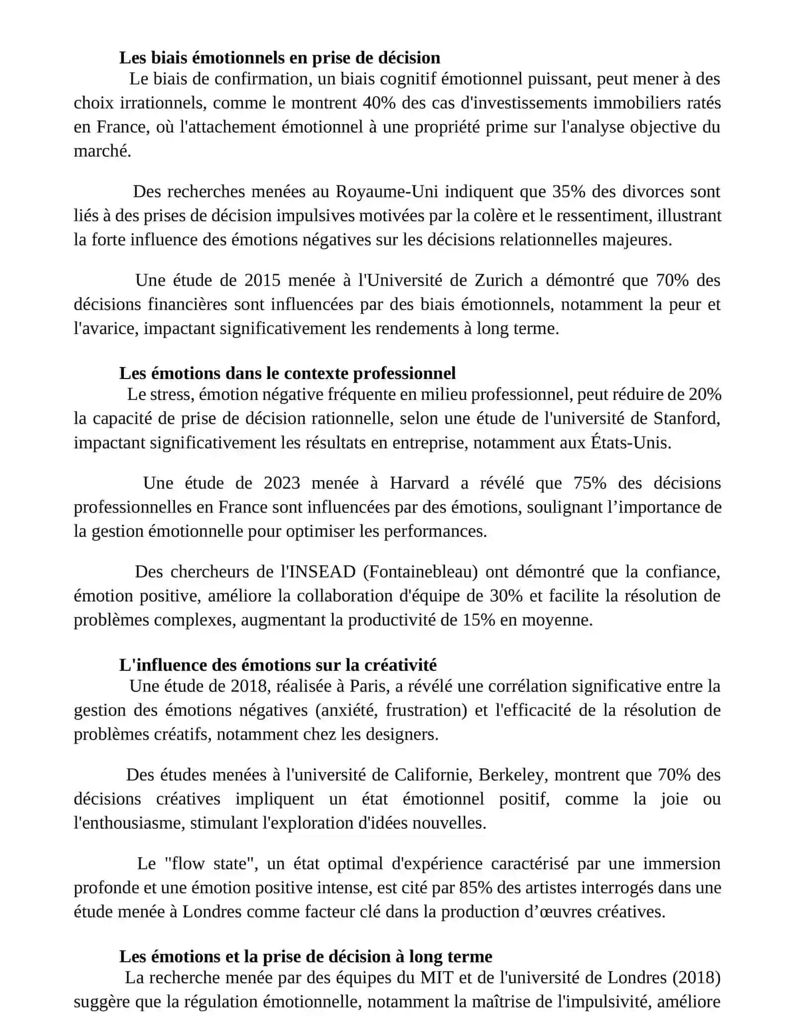 Les émotions et leur rôle dans la prise de décision 3