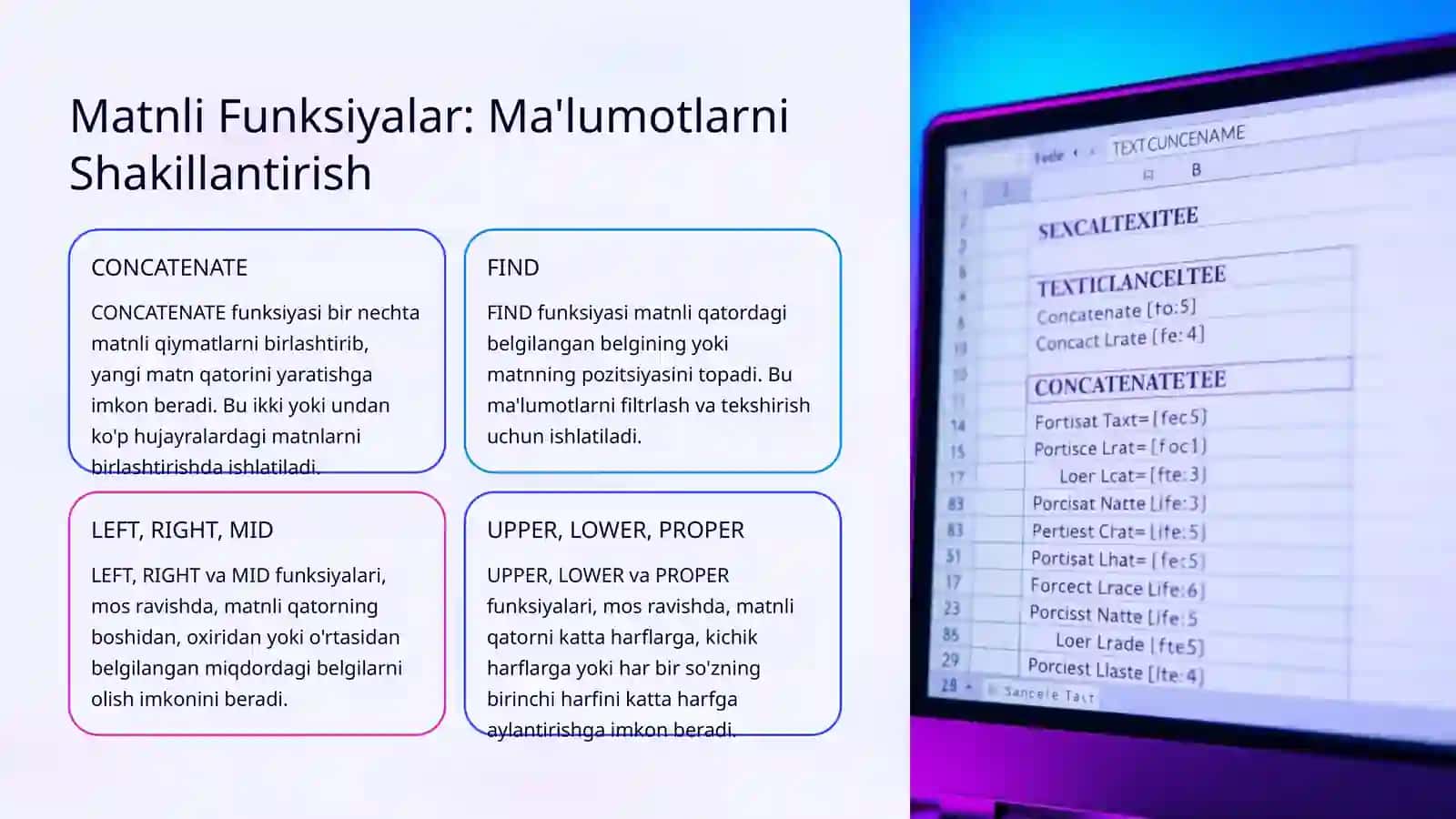Microsoft Excelda Funksiyalar Dunyosiga Sayohat 3