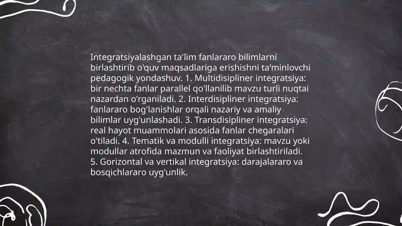 Integratsiyalashgan ta'limning turlari va ularning o'zaro farqlari 3