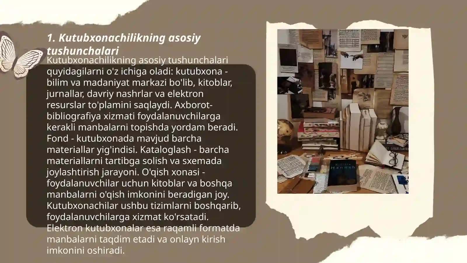 Kutubxonachilik faoliyatini tashkil etish pirintsiplari va uning funksiyasi 3