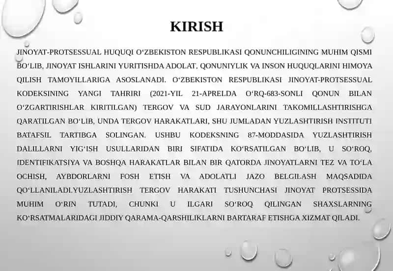 YUZLASHTIRISH TERGOV HARAKATI TUSHUNCHASI VA O‘TKAZISH TARTIBI 3