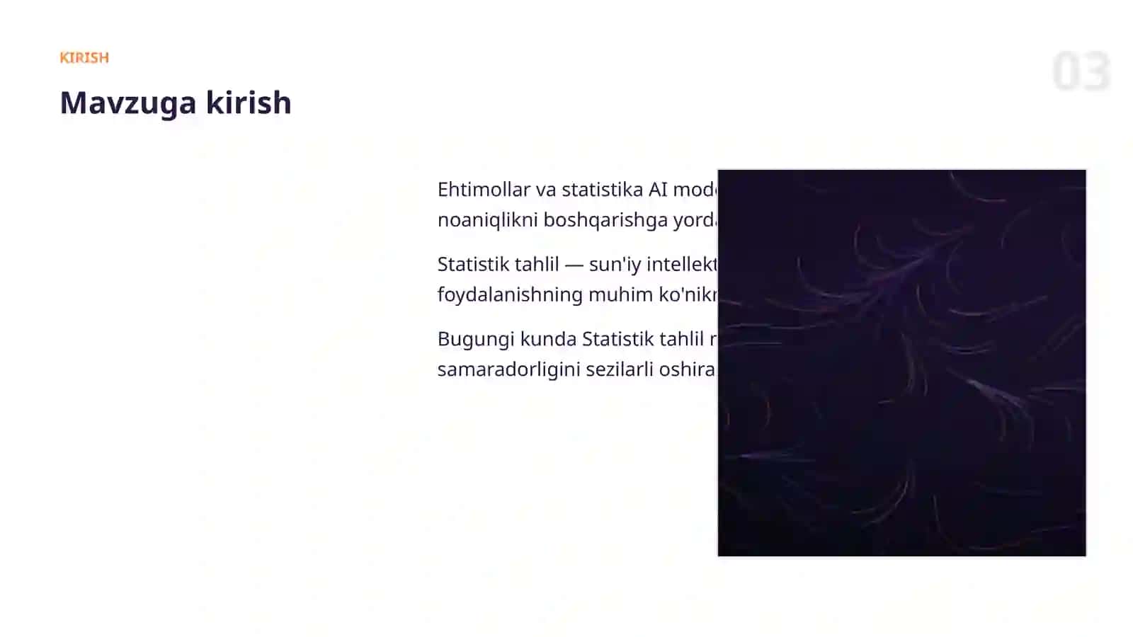 Ehtimollar va statistika 3