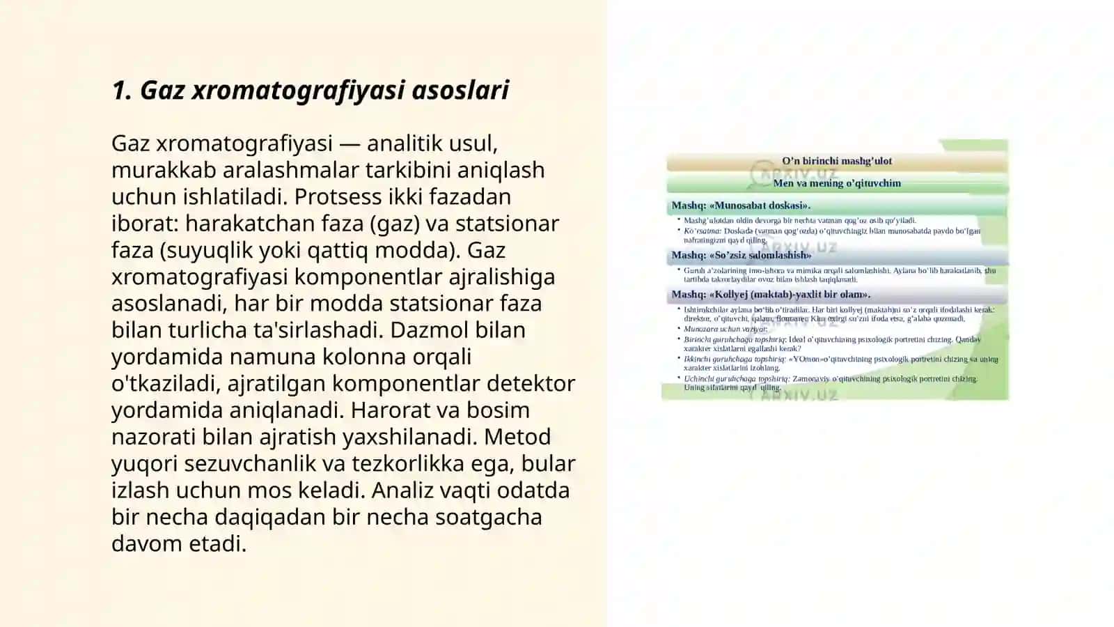 Dori vositalarini tahlilida qo'llaniladigan gazxromatografik tahlil (qoldiq organik moddalar) 3