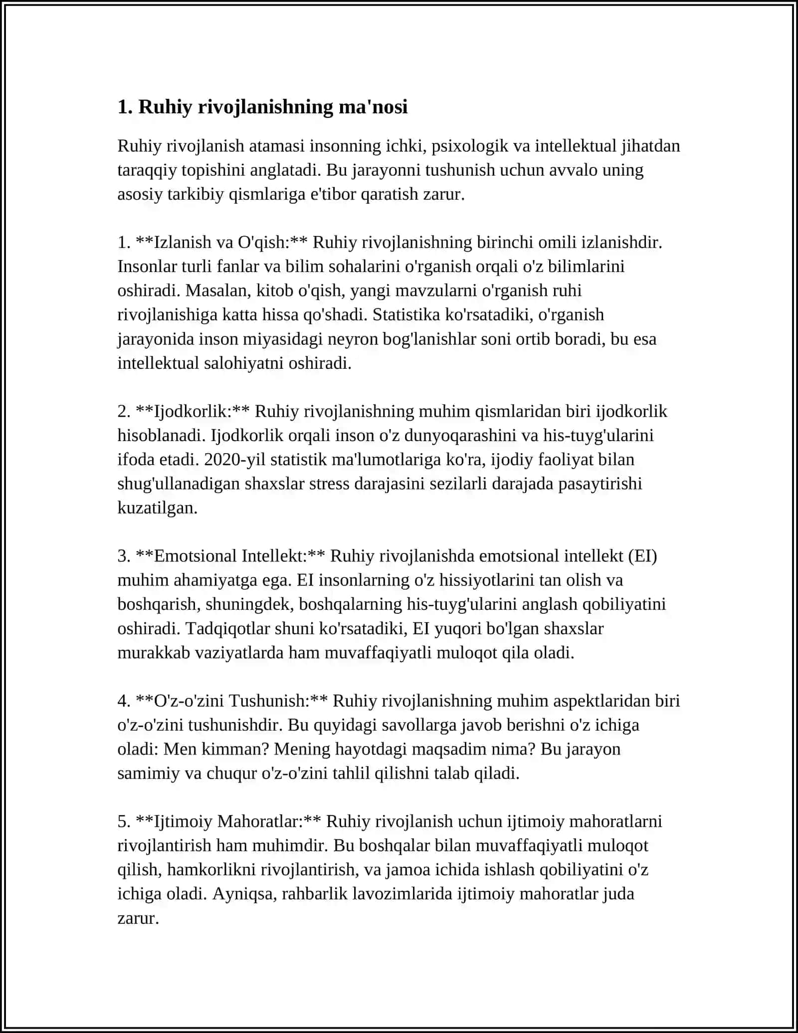 PSIXIKANING RIVOJLANISHI VA BOSQICHLARI 3