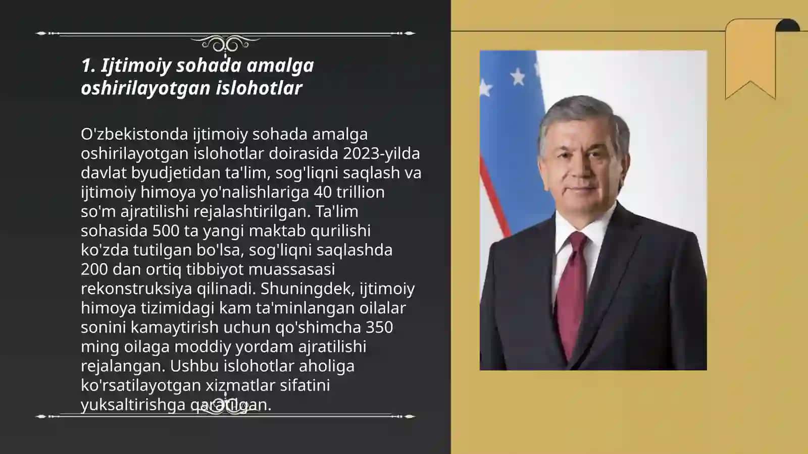 Amalga oshirilgan islohotlar 3