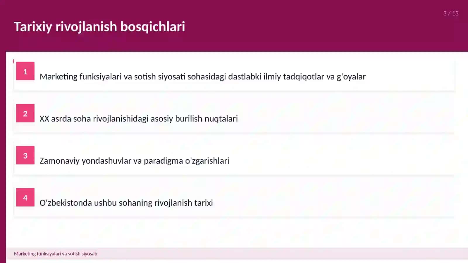 Marketing funksiyalari va sotish siyosati 3