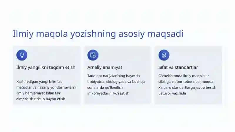 Biologiyada Ilmiy Maqola Yozish Asoslari 3
