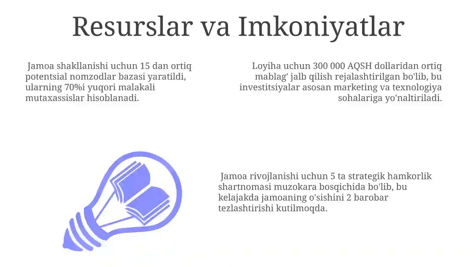 Jamoa Shaklini Kelajakdagi Rejalari 3