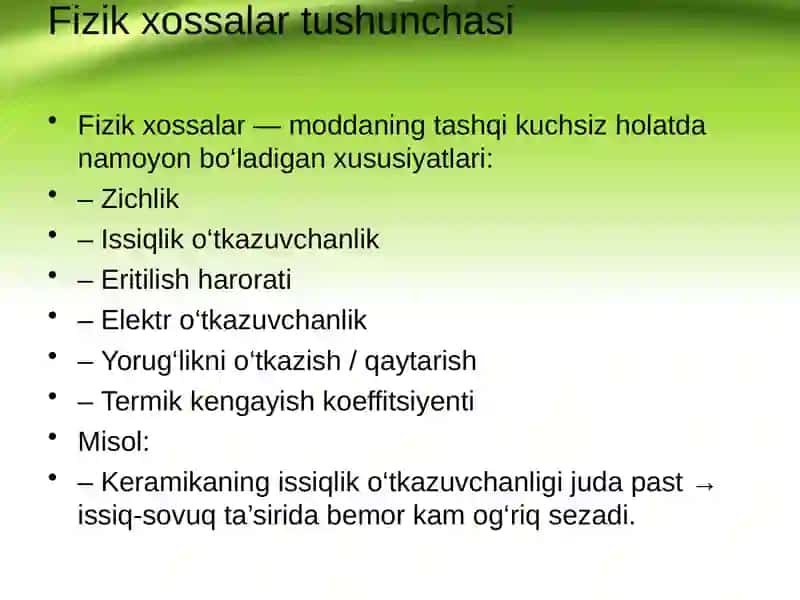 Stomatologik materiallarning fizik-mexanik xossalari. Tish zichligini aniqlash. Sun’iy tish materiallarining mexanik xossalari 3