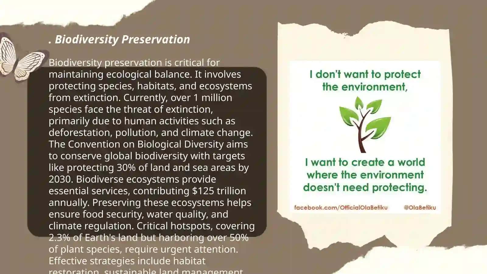 Biodiversity Preservation 3