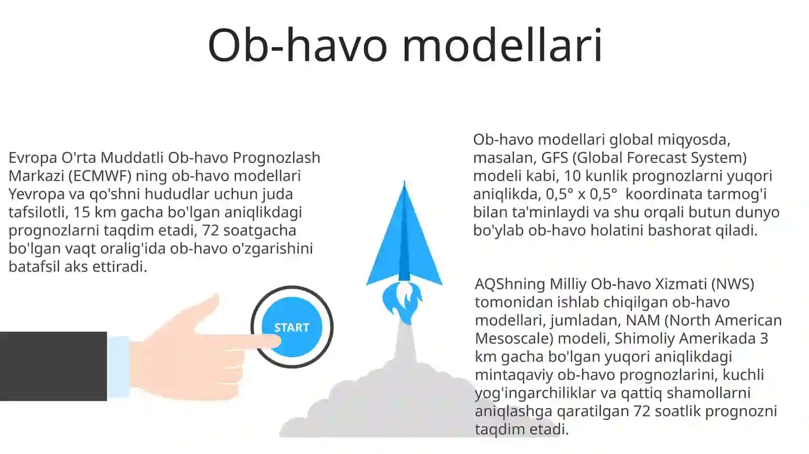 Ob-havo prognozini tuzish usullari 3