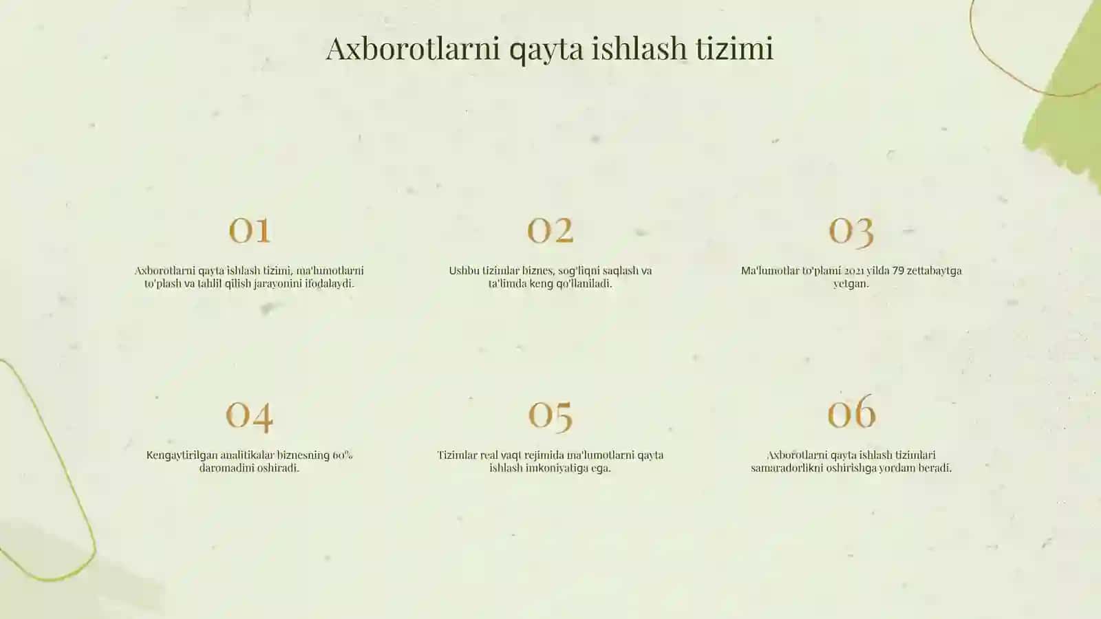 AXBOROTLARNI QAYTA ISHLASH TIZIMINING FUNKTSIONAL MODELI 3
