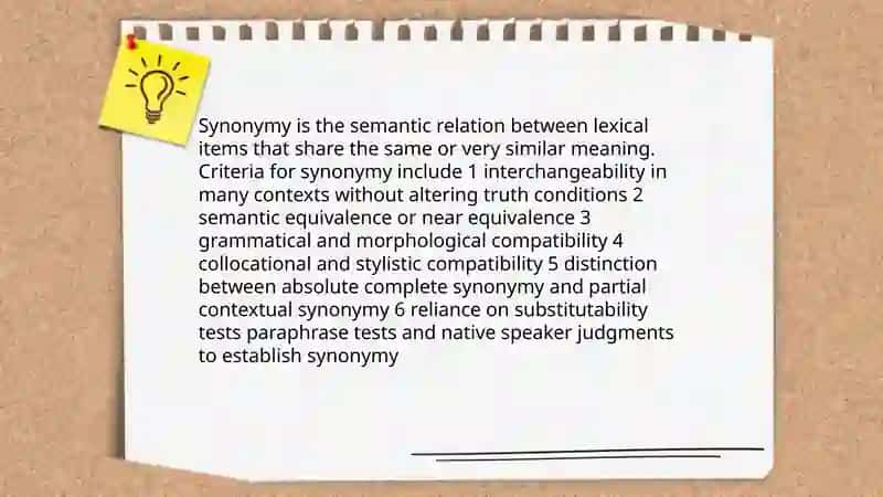 Synonyms 3