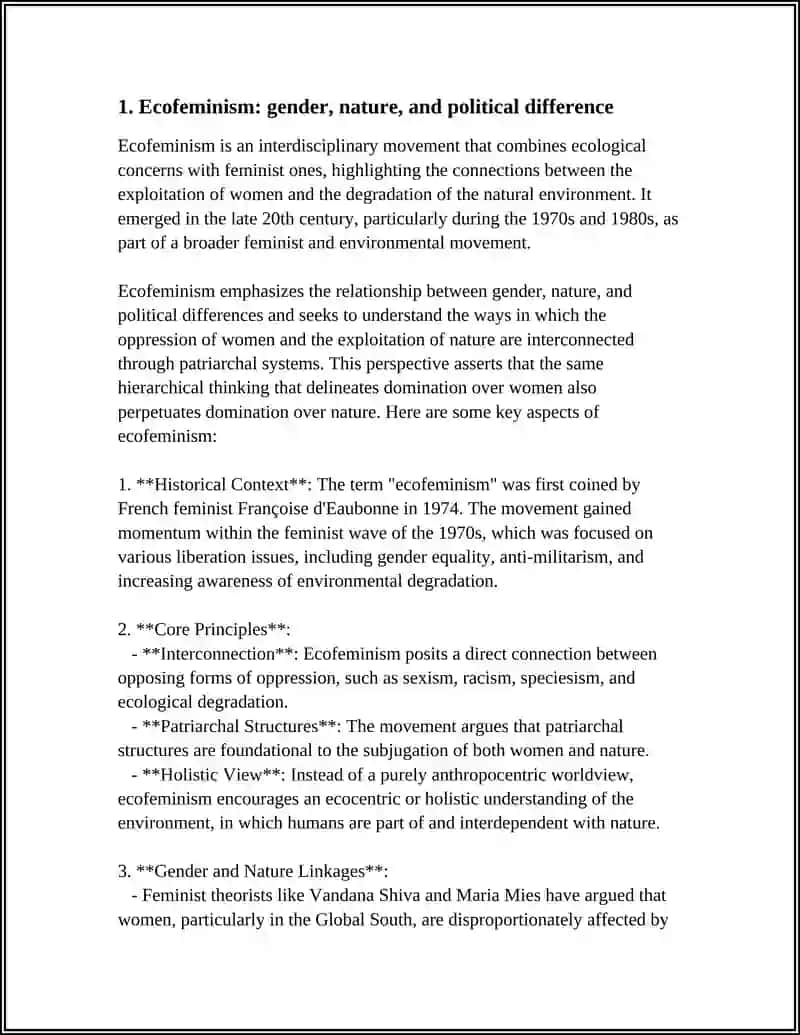THE POLITICS OF NATURE AND DIFFERENCE 3