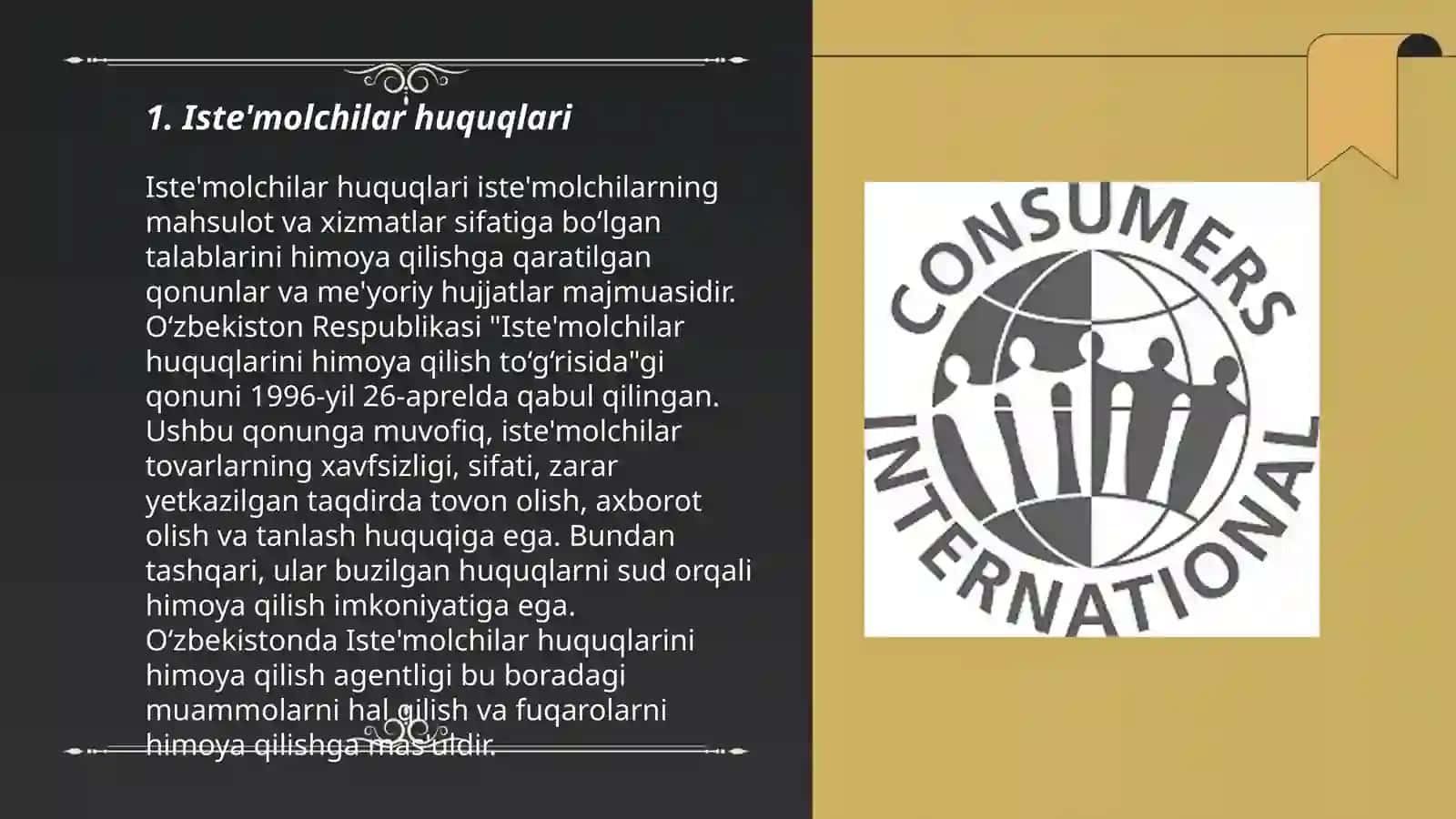 Iste'molchilar huquqlari 3
