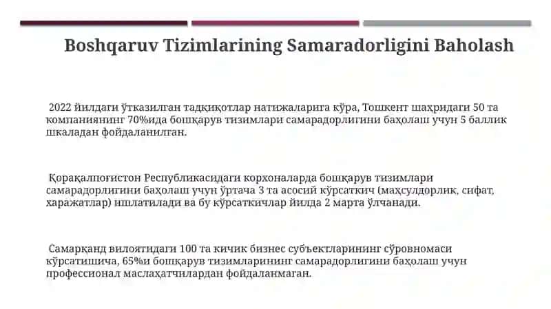 Boshqaruv Tizimlarini O'rganish 3