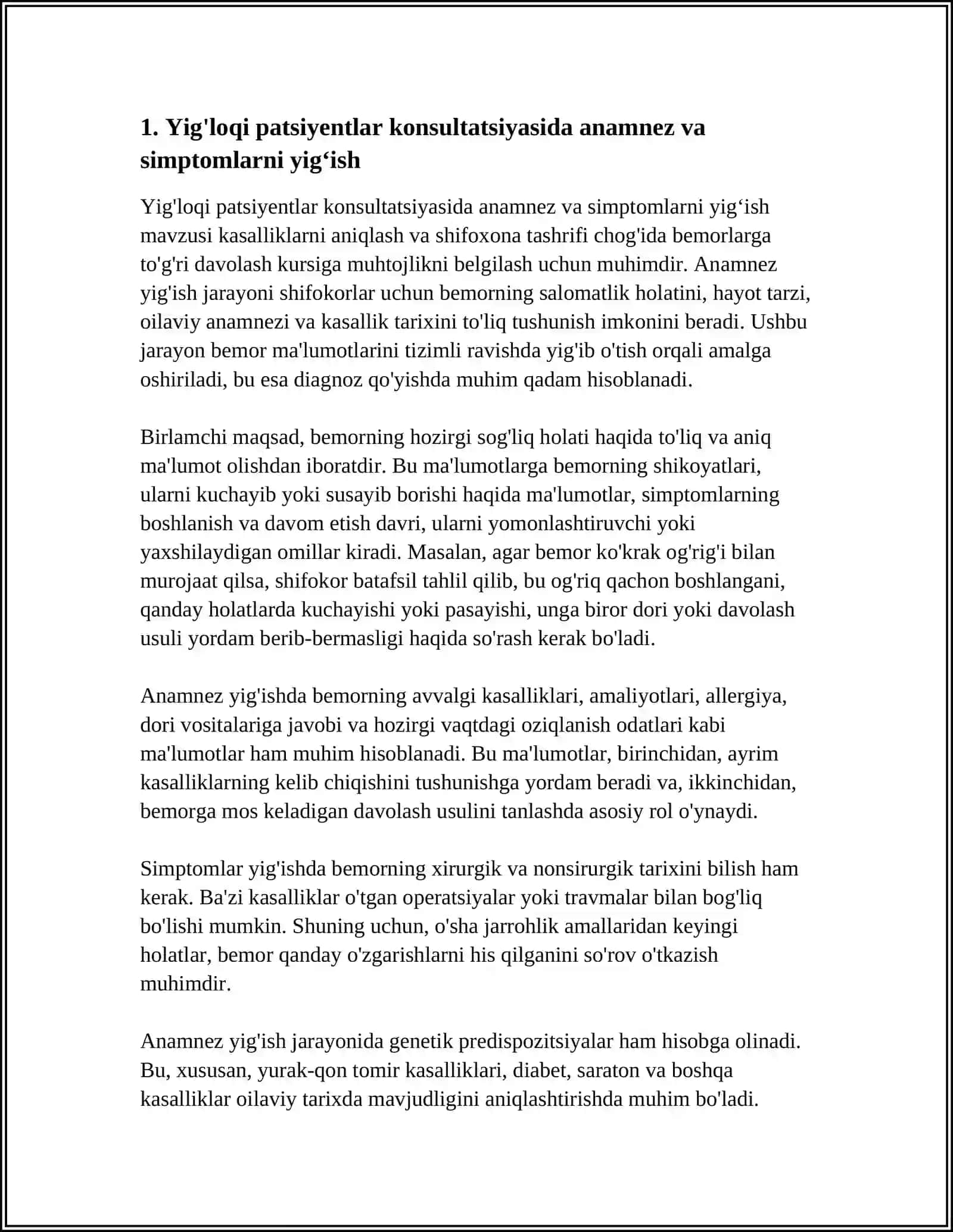 YIG'LOQI PATSIYENTLAR KONSULTATSIYASI 3