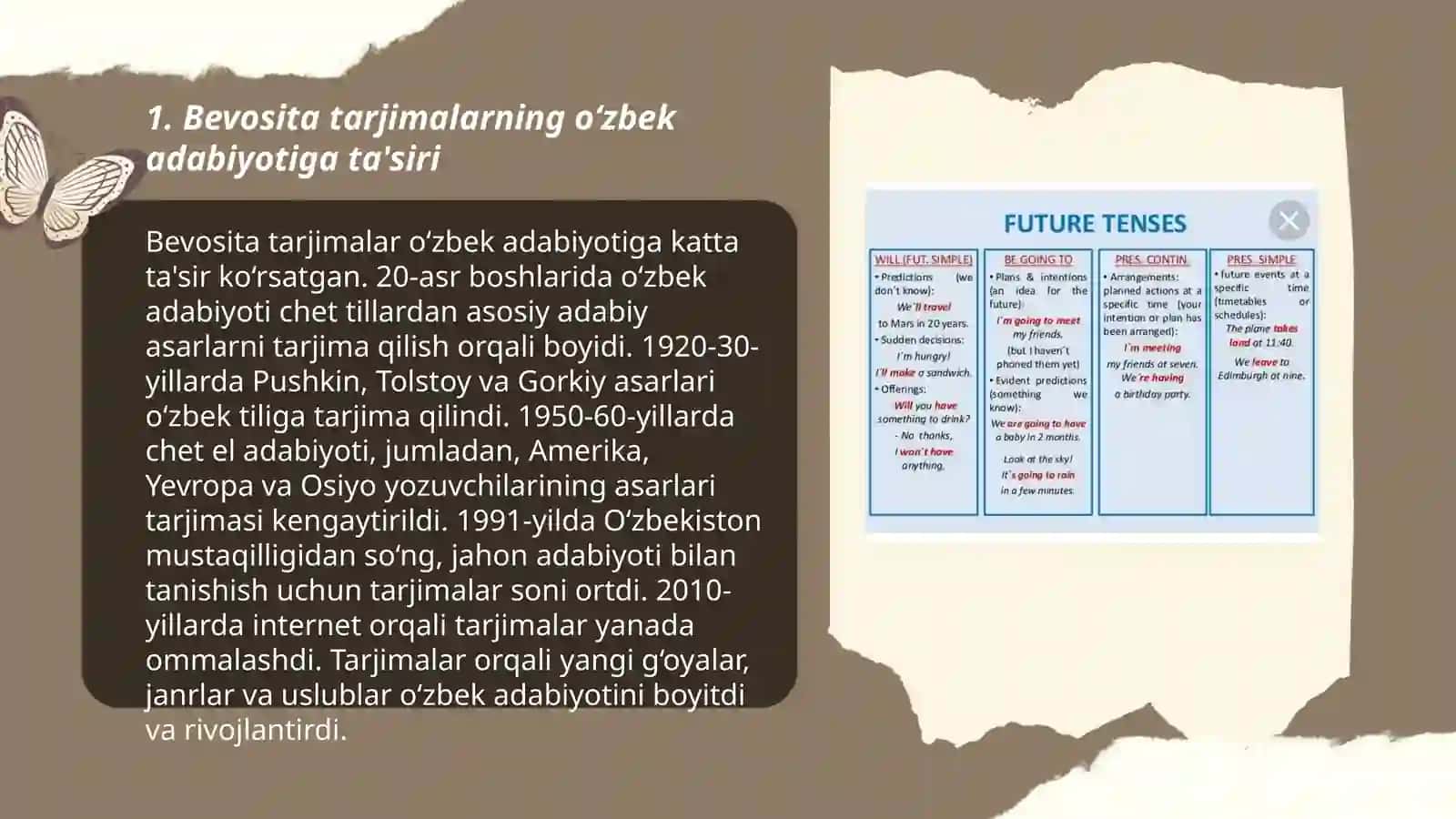 O'zbek adabiyotiga kirib kelgan bevosita va bilvosita tarjimalar xususida 3