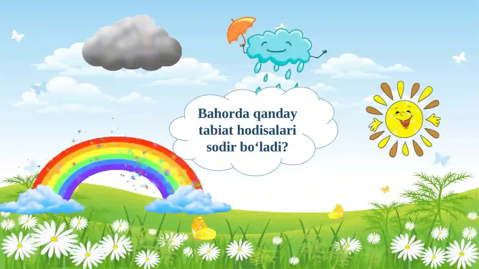Bahorda qanday tabiat hodisalari sodir bo‘ladi? 3