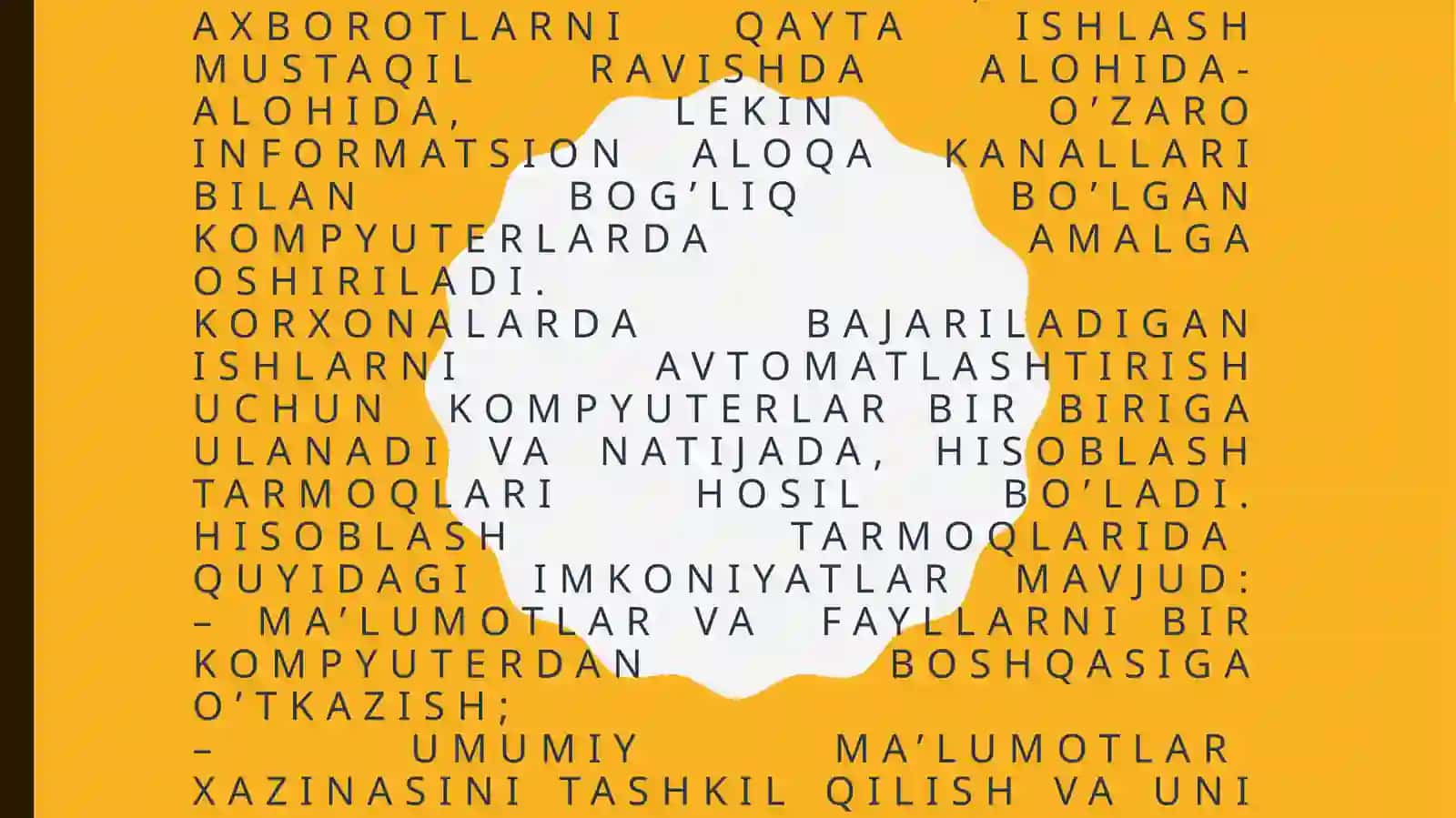 Internet   texnologiyasi  va  uning   xizmatlari, masofali  ta’lim  texnologiyasi  bilan  ishlash 3