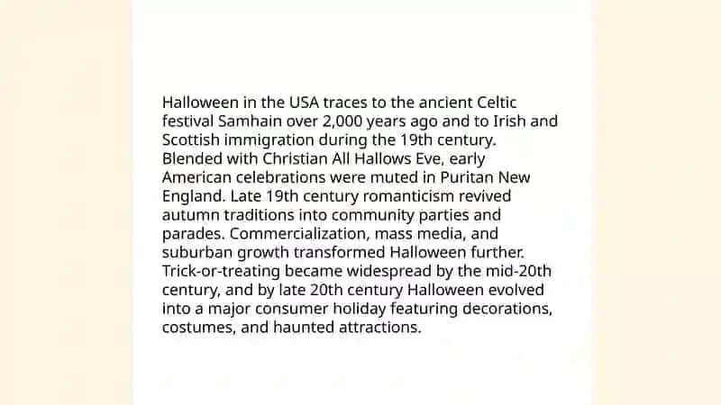 Halloween in the USA 3