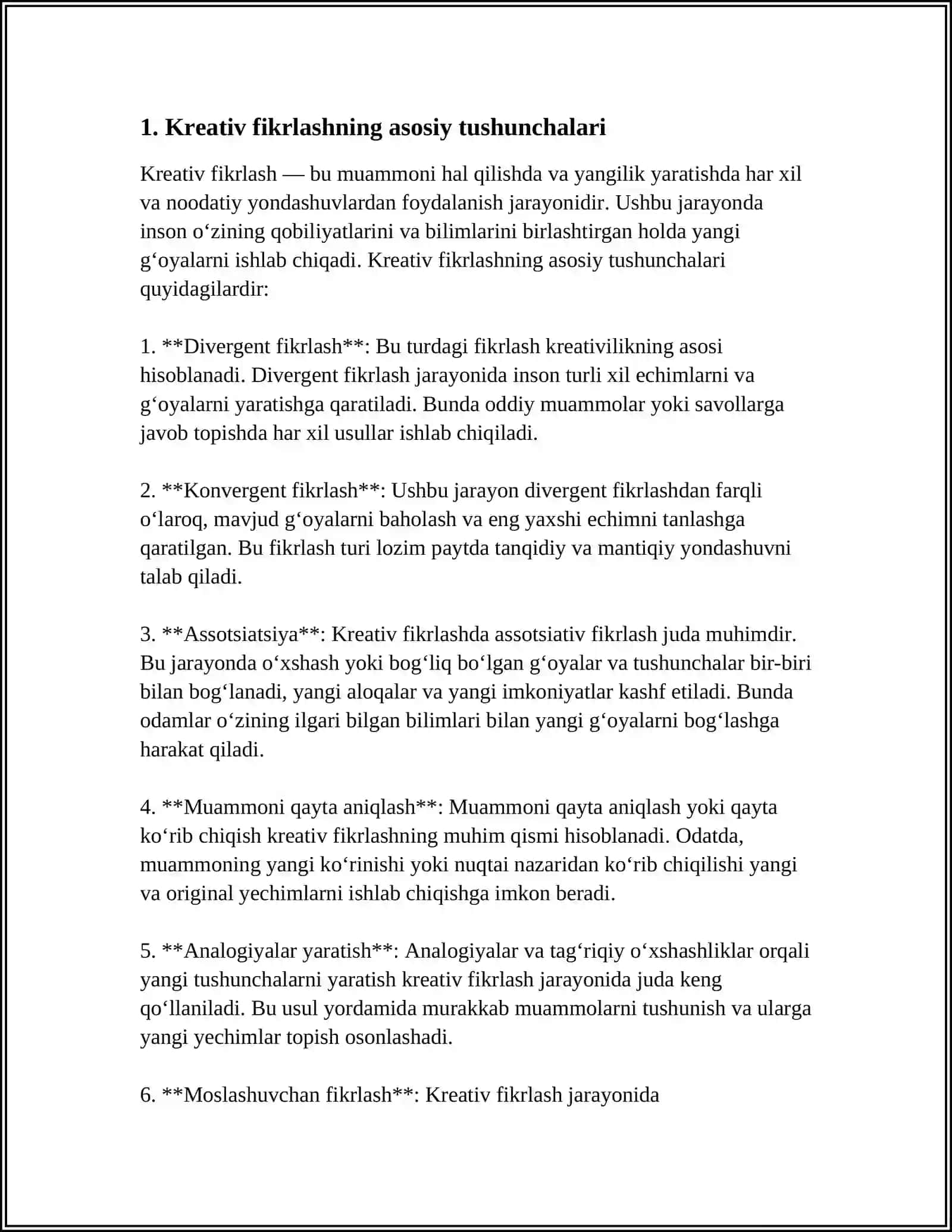 KREATIV FIKRLASHNI SHAKLLANTIRISH VOSITALARI 3