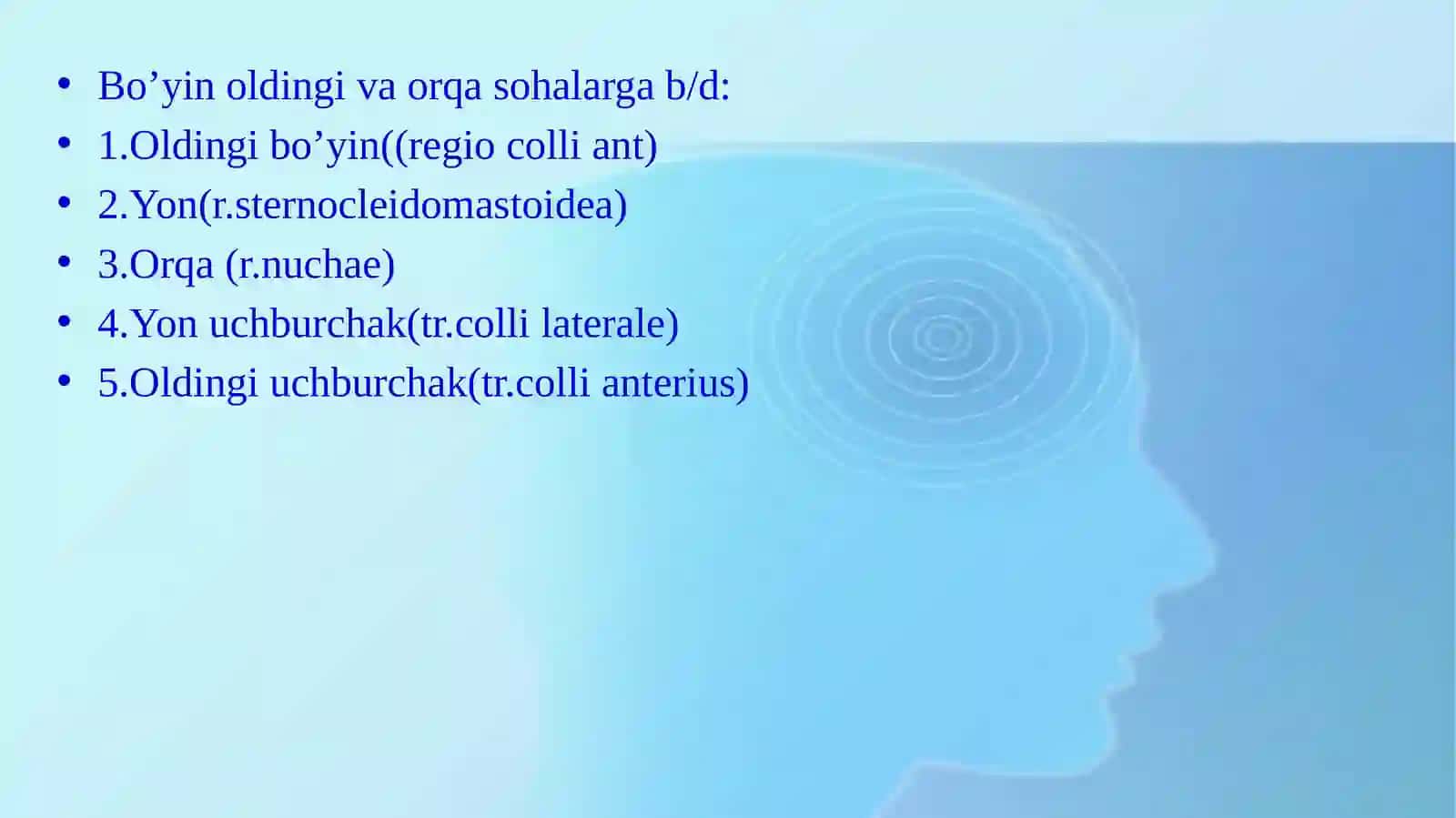 Boʻyining klinik anatomiyasi 3