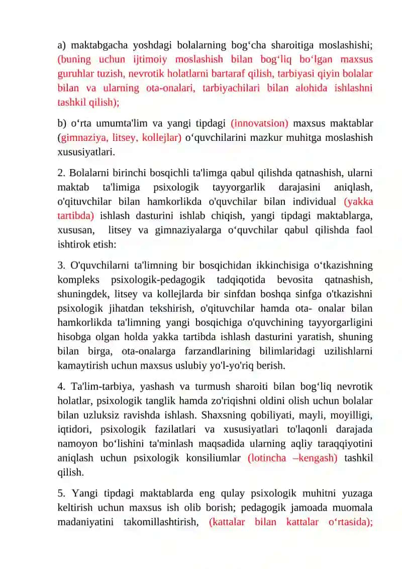 AMALIY PSIXOLOG FAOLIYATINING ASOSIY KO'RINISHLARI 3