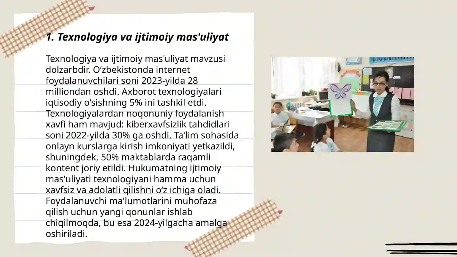 Texnologiya darslariga oid tarbiyaviy tadbirlarni tashkil etish 3