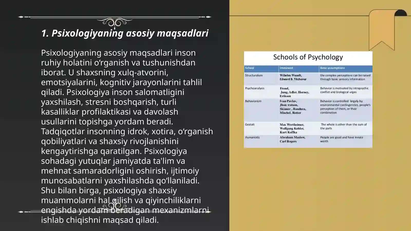 Psixologiya fanining maqsad va vazifalari 3
