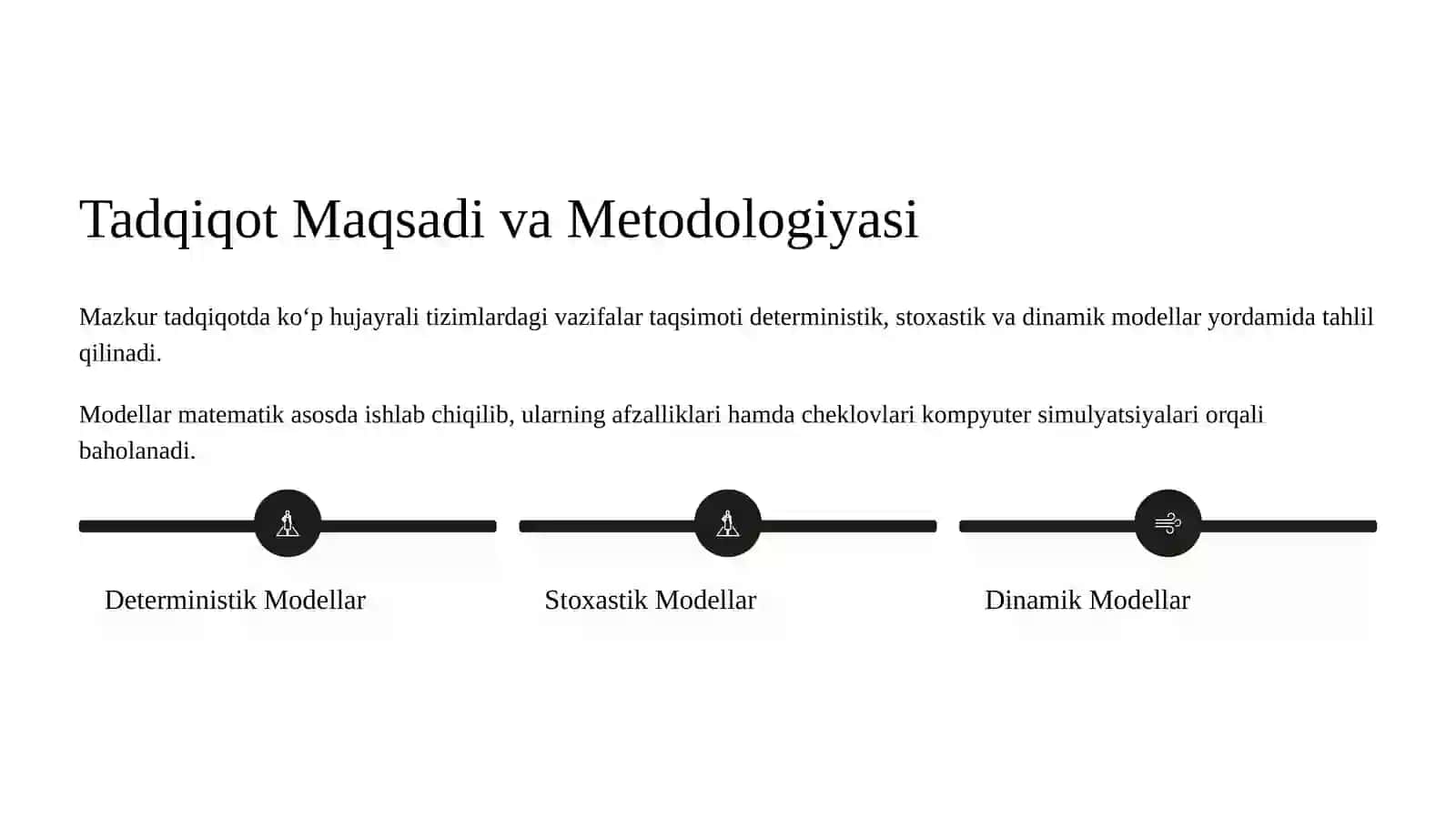 KO‘P HUJAYRALI TIZIMLARDA VAZIFALAR TAQSIMLANISHINING MATEMATIK MODELLARI 3