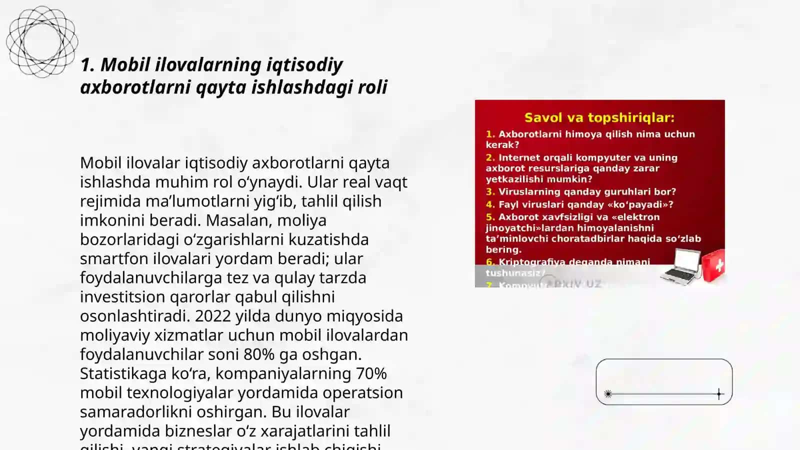 Mobil ilovalardan foydalanish texnologiyalari 3