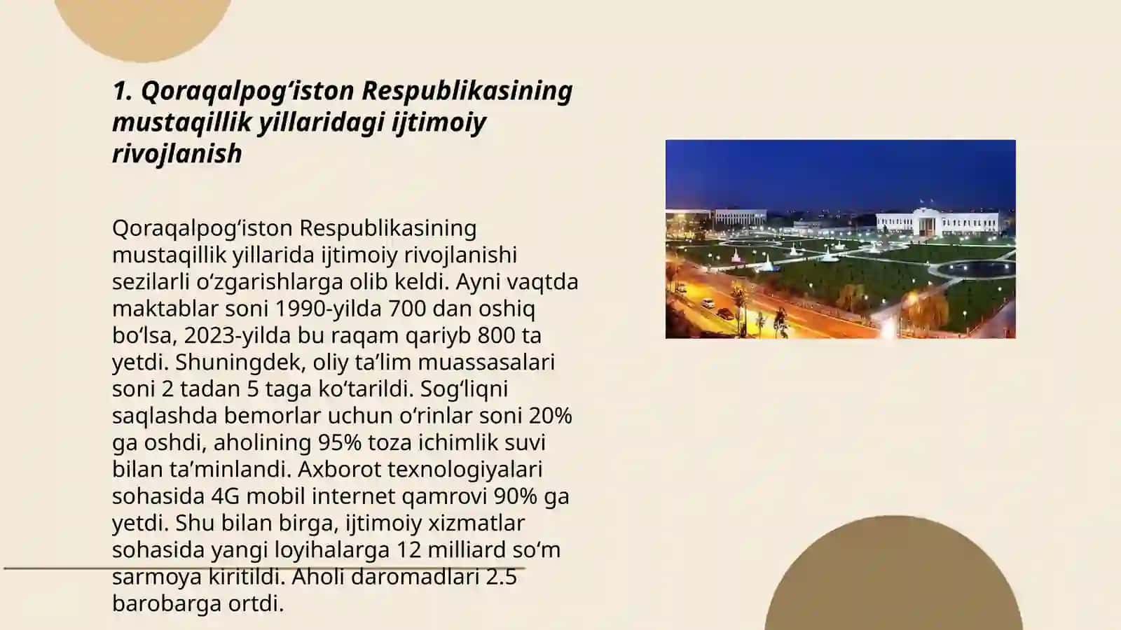Mustaqillik yillarida Qoraqalpogʻiston Respublikasi 3