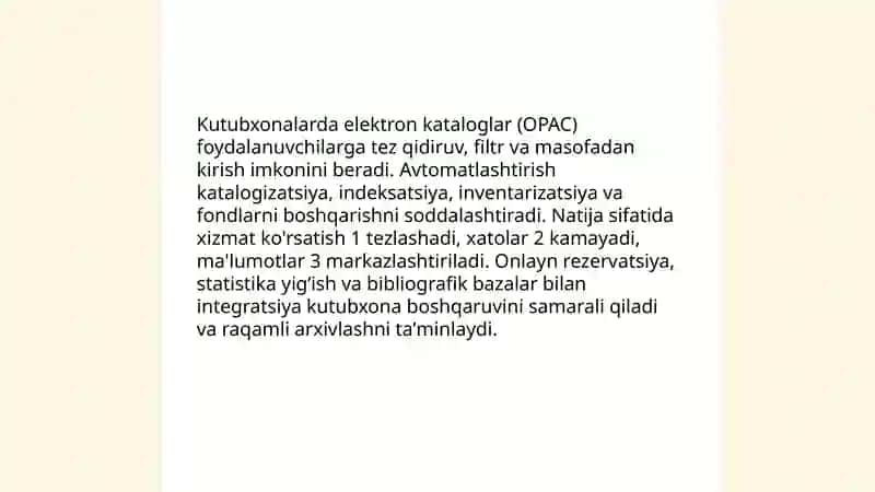 Kutubxonalarda axborot texnalogiyalarning ro‘li 3