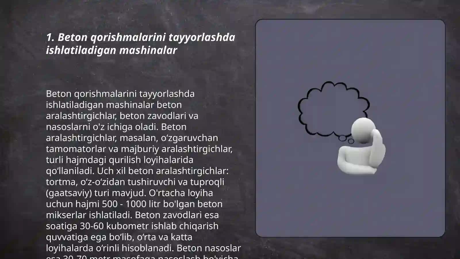 Beton qorishmalarini tayyorlash mashinalari va jihozlari 3